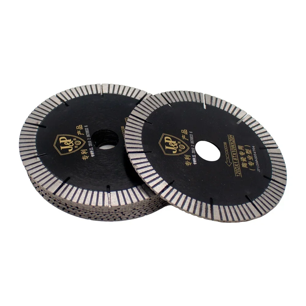 10Pcs 120MM/130MM/150MM T Groove Diamond Saw Blades Sharp Corrugated Cutting Disc for WanDeLi Tile Cutting Machine Aperture 20MM