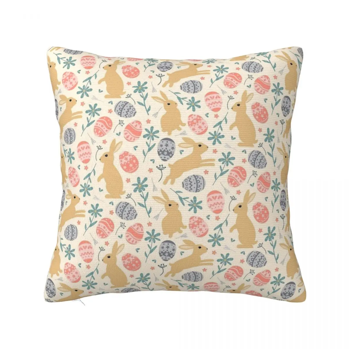 

Наволочки с кроликом и пасхальным яйцом, полиэстеровый диван, милый чехол для подушки, крутой домашний декор, наволочка 40*40