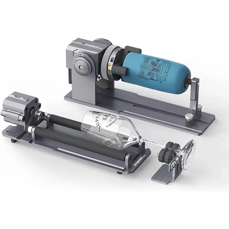 

ATOMSTACK R1 Pro Rotary Roller For Engraving Machine 6000mm/min 360 Rotating Roller for Cylinder Cans Sticks Ball Ring