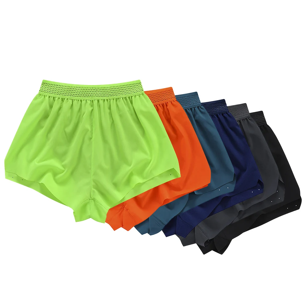 Running Shorts Men's National Team Elite Diamond League Marathon Track and Field Color blocked Three Point Shorts Customized