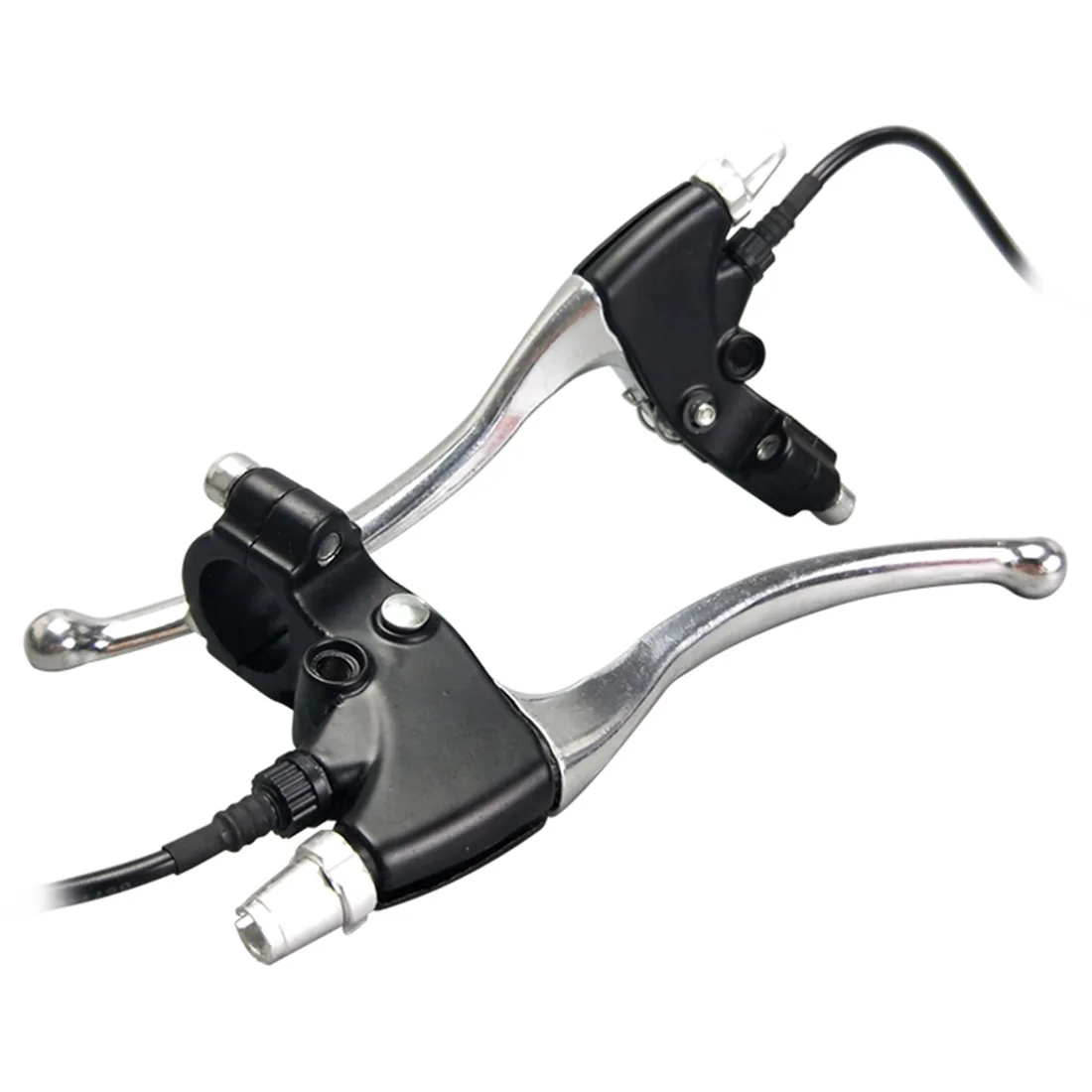 1 Pair E-bike Brake Levers With Cut Off Power Switch For E-scooter Electric Bicycle Aluminum 17.5cm Brake Lever Hot Sale Parts