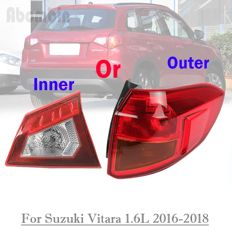 Rear Bumper Halogen Light Brake Lamp Cover Back Light Housing Tail Lamp For Suzuki Vitara 1.6L 2015 2016 2017 2018 2019 2020