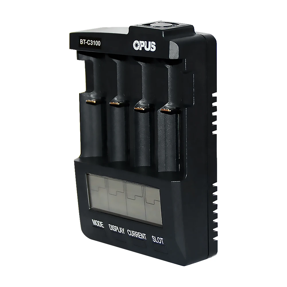 BT-C3100 V2.2 Battery Charger Four Slots Smart Rechargeable Battery Charger for Lithium Ion Nickel Hydrogen Nickel Cadmium