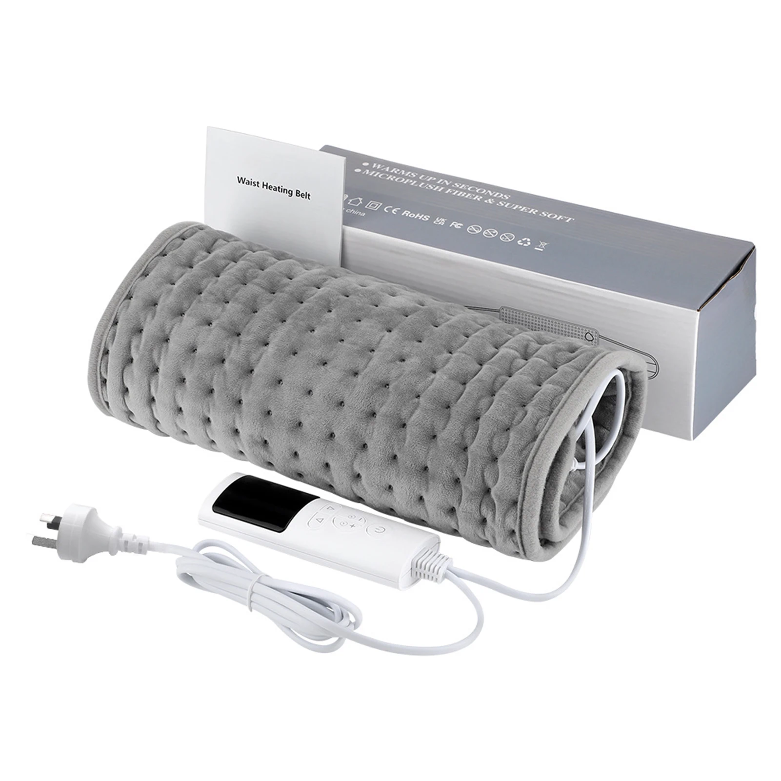 Electric Heating Pad For Lower Back And Abdomen 9 Temp Levels Overheat Waist Heating Pad