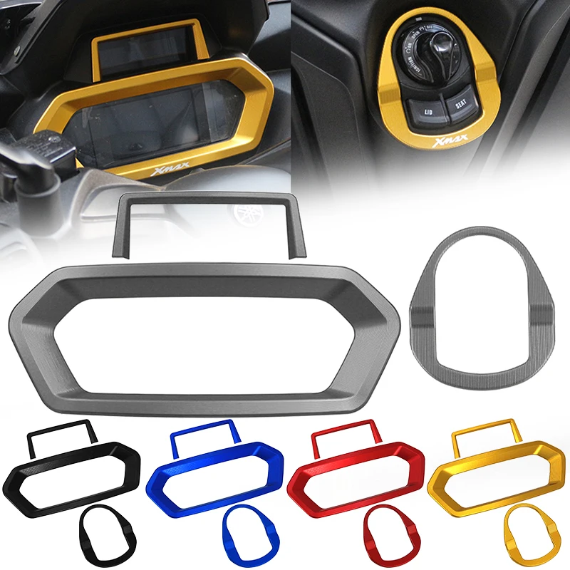 

Защита мотоцикла для YAMAHA XMAX 300 2023 2024, защита экрана, приборная панель, электрический дверной замок, крышка переключателя, защитная крышка