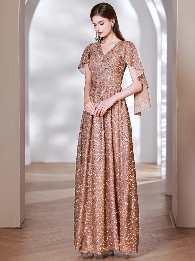 الراقية مخصصة ثوب مسائي المرأة الفاخرة رقيقة 2025 جديد أناقة سيدة المضيف امتحان الفن الفاخرة الراقية الإحساس