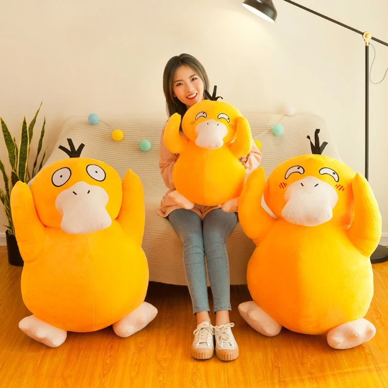 30/40/50cm Pokemon Psyduck Plush Toy Cartoon Funny Expressions Kawaii Anime Stuffed Doll Soft Sleeping Pillow Children Gifts