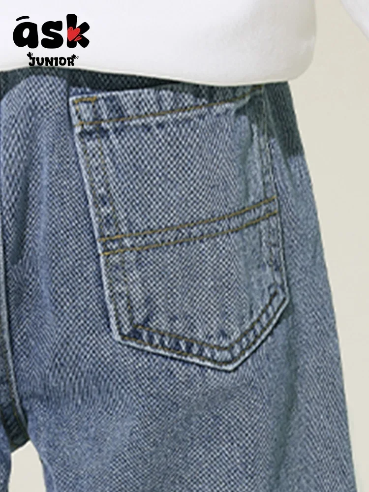 جينز ASK Junior Tween Boys Spring Fashion Sports المقاوم للبعوض #5