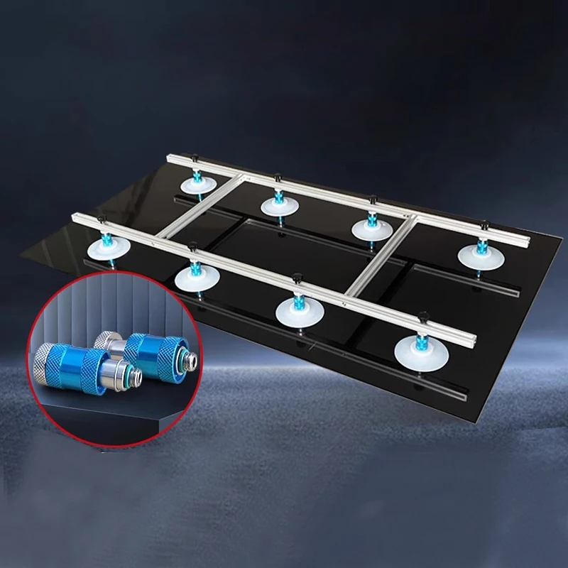 2/4/8PCS newValve type suction cup assembly LCD TV screen suction device and maintenance tool pneumatic suction cup