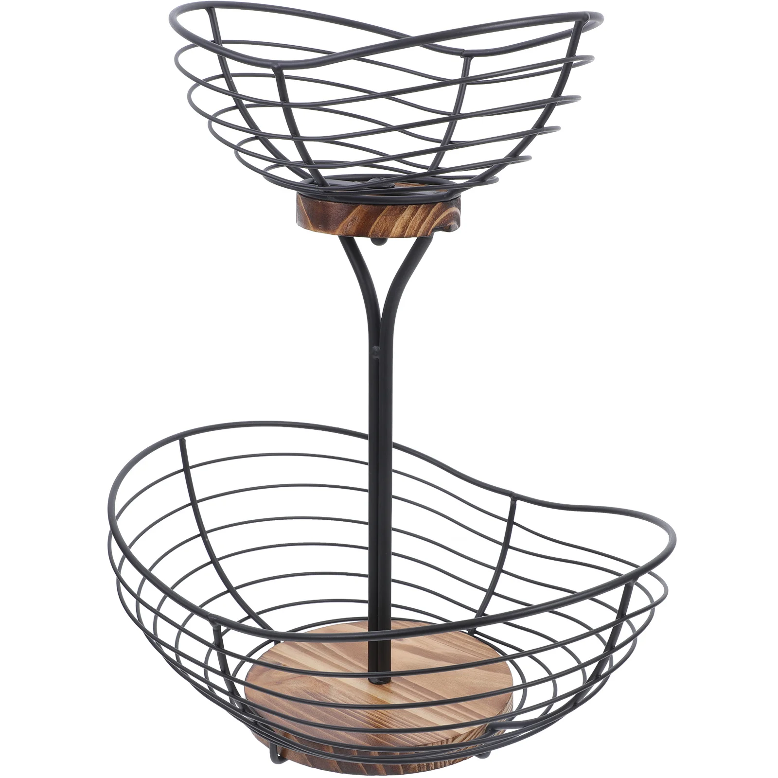 

Multi Layer Fruit Bowl Metal Fruit For Kitchen Counter Large Wire Food Basket Storage Snack Bowl Vegetable Basket