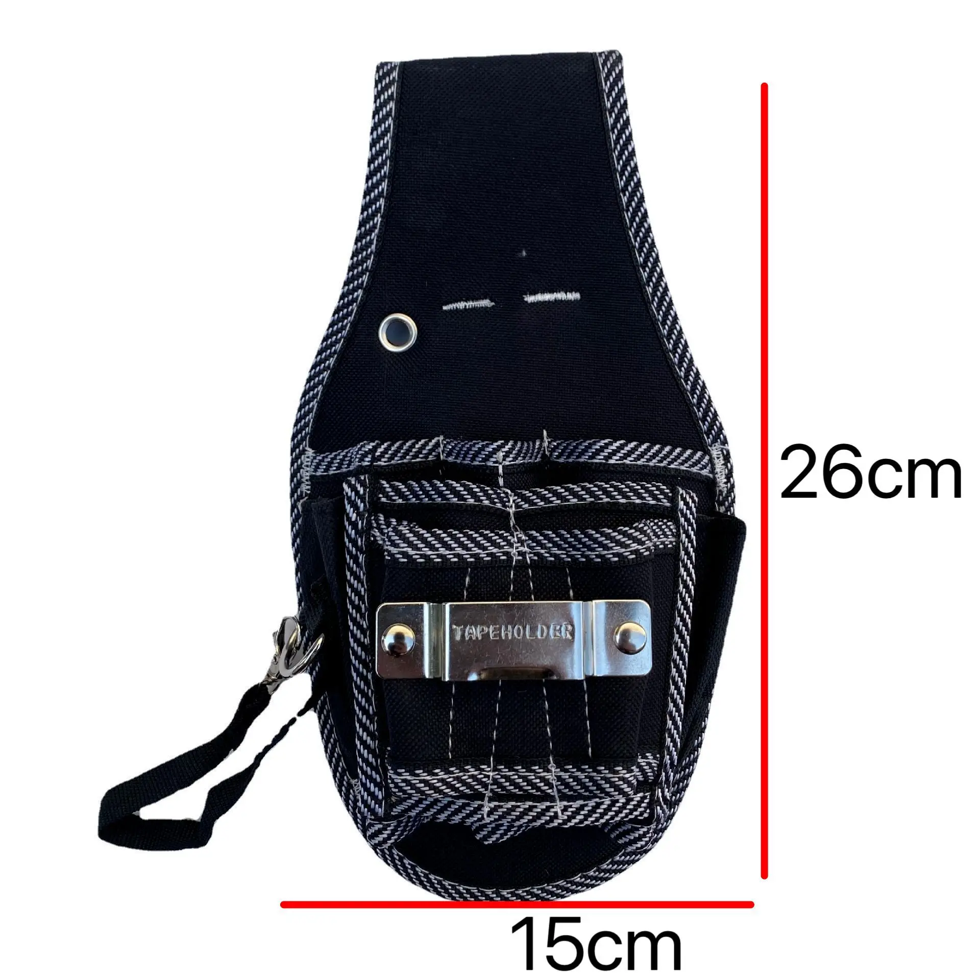 Imagem -05 - Multifuncional Nylon Tecido Ferramenta Bolsa Chave de Fenda Titular Kit Eletricista Cintura Pocket Case Belt Case