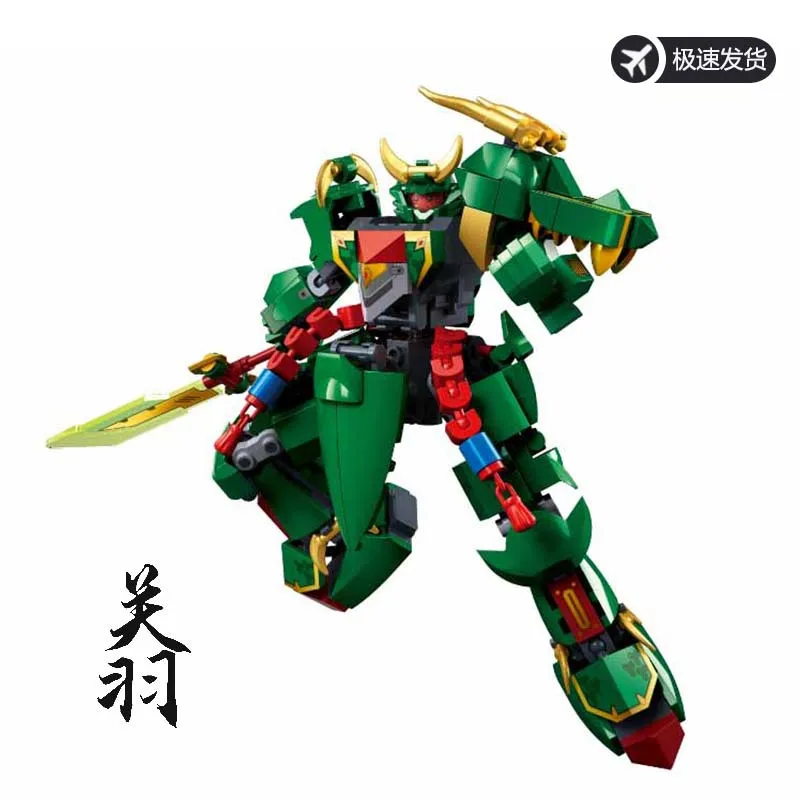 

Transformation Mecha Heros Series Building Blocks Toy Sets Creative LVBU Warrior Model Mecha Bricks Toy for Boy Kids Gifts