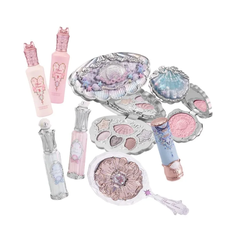 

Flower Knows Gift Box Makeup Sets Cosmetic Kit Full Set Lip Glaze Eye Shadow Blusher Liquid Concealer All In One Flower Know