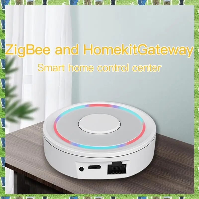FTS Smart Homekit Gateway Hub Smart Wireless Zigbee Bridge Tuya Smartlife APP Remote Control Works For Homekit Alexa Plast