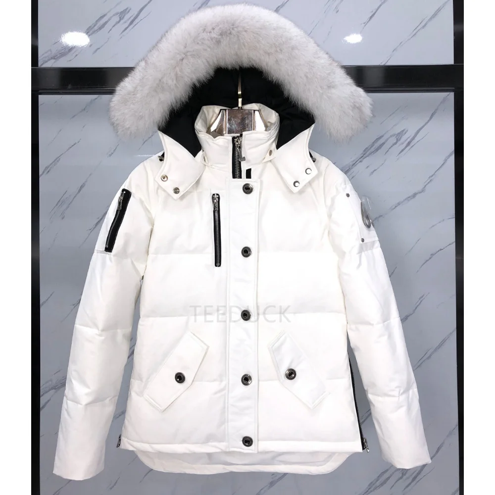 New 2024 Canadian Top Brand Down Jacket Golde Women Coat Parka Expedition White Down Waterproof Lady Coat Jackets 90% Goose