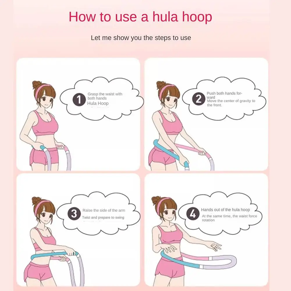 without Harming Waist Sports Hoop Waist Trainer Adjustable Slimming Belly Weight Loss Circle Burn Fat Body Abdominal Thin - Image 6