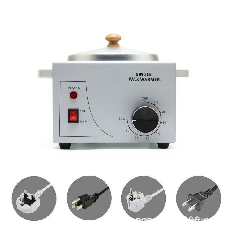 DIY Temperature Control Double Furnace Wax Therapy Machine With Silicone Inner Pot For Wax Bean Hair Removal