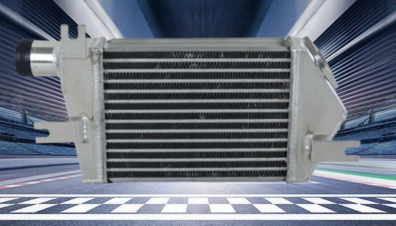 Intercooler+fan FOR Mitsubishi Triton ML MN 2006-2010 2.5Ltr Turbo Diesel 2007 2008 2009 06 07 08 09 10
