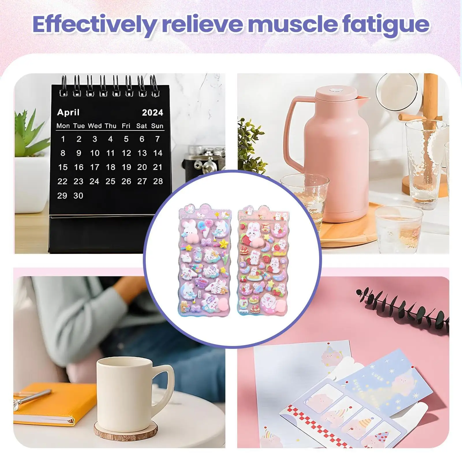 ملصقات ثلاثية الأبعاد للأطفال ملصقات زخرفية على شكل حيوانات جمالية 2 ورقة شارات زخرفية لسكرابوكينغ جراب هاتف الكمبيوتر المحمول المحمول