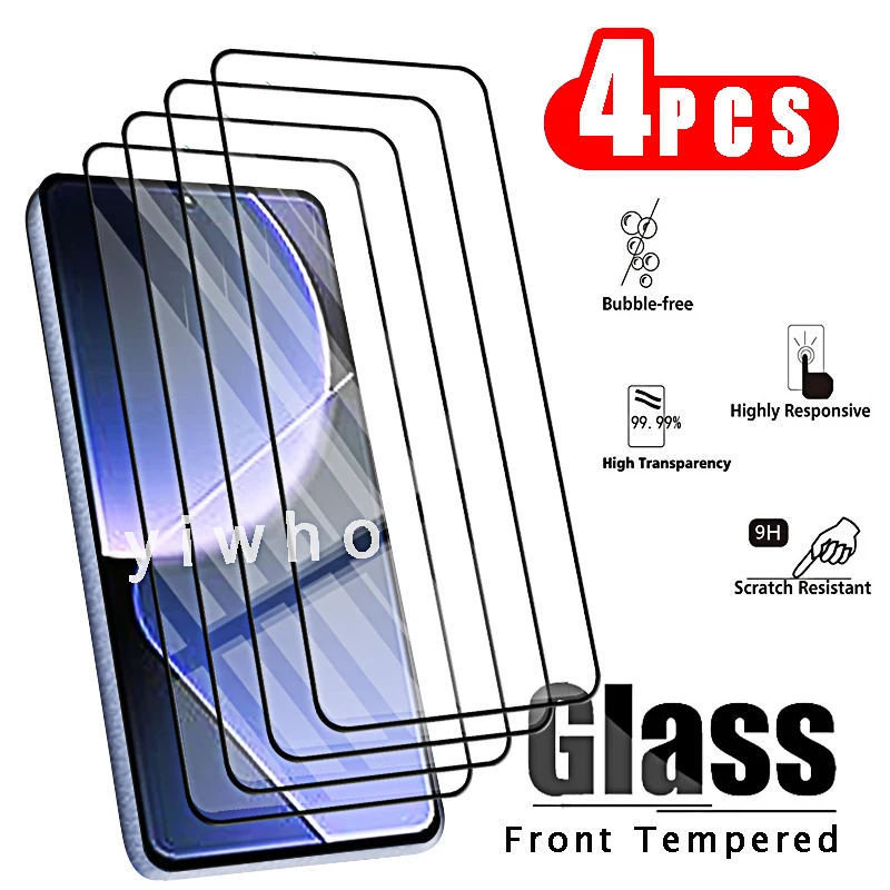 4pcs Tempered Glass for Xiaomi 13T Pro 12t 11t 10t Pro Screen Protectors Protective Glass xiao mi 13tPro 12tpro 13 12 11 T Film