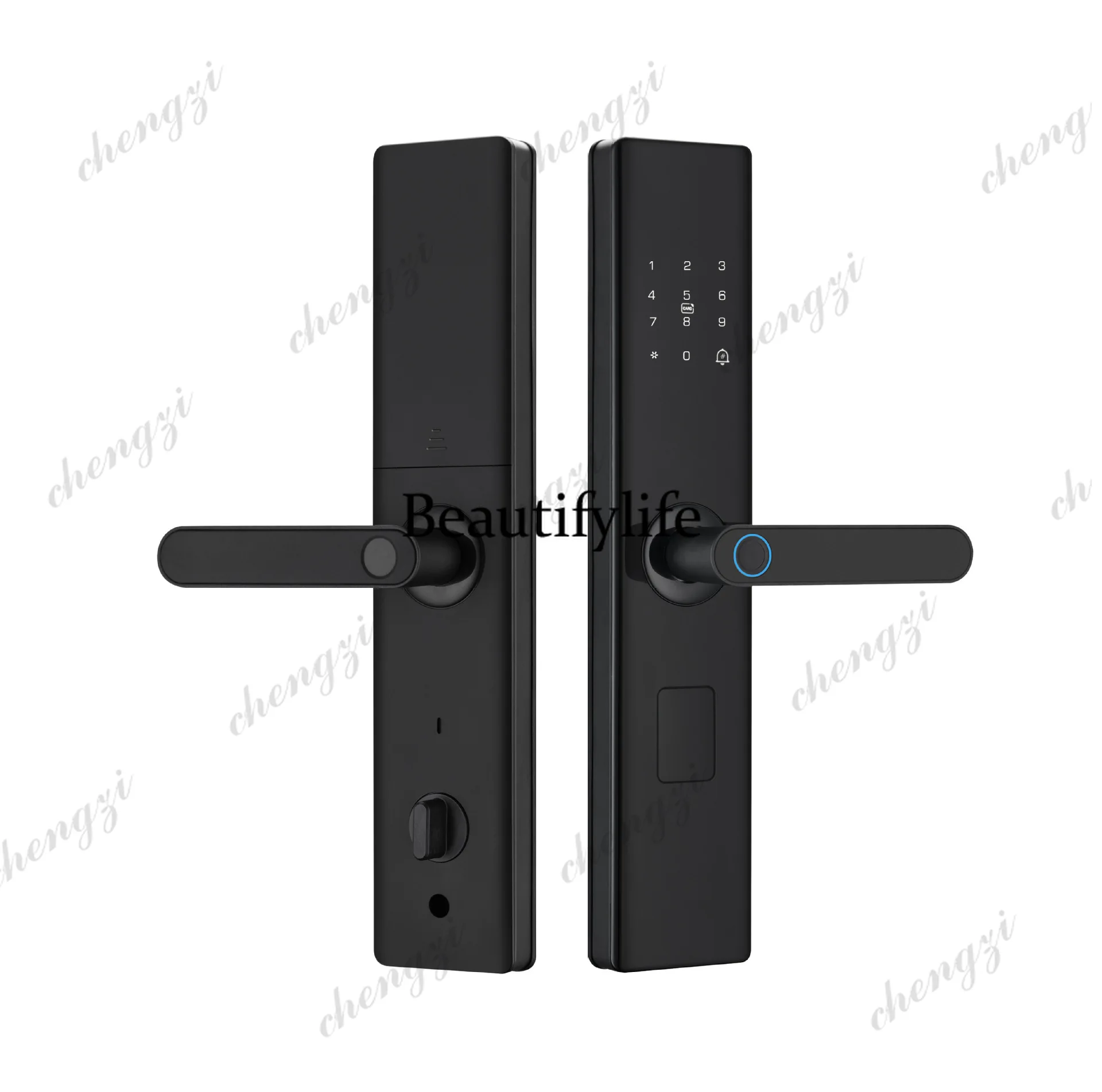 Smart lock, fingerprint lock, household anti-theft door password, smart door lock