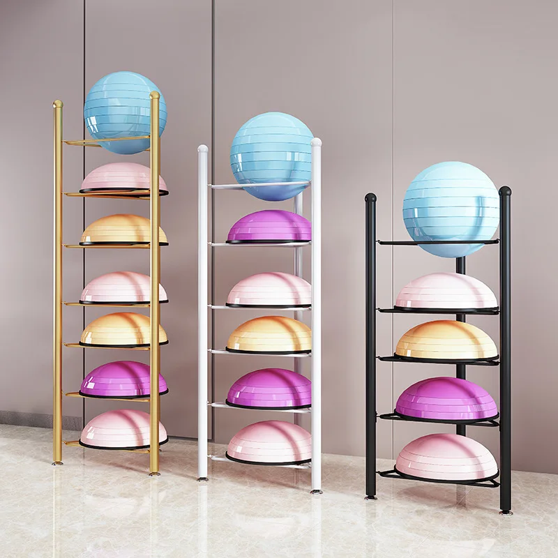 Wave speed  Yoga ball multi-layer shelf Semicircular  Balance ball displayFitness finishing
