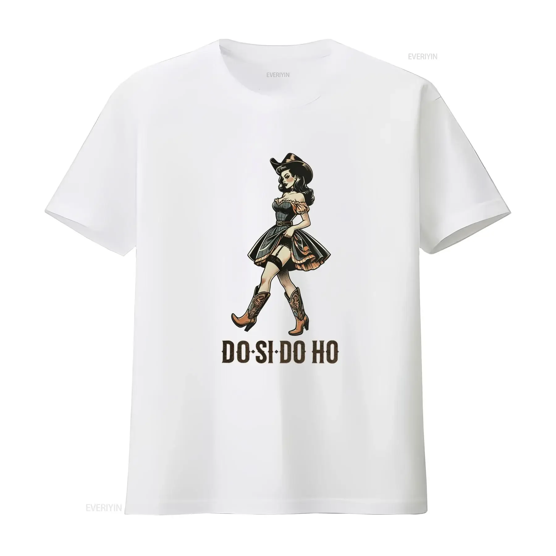 Cowboy Hoedown T Shirt Rodeo Western Wild West Clothing Square Dance Country Line Dancing Top Funny Music vintage Washed