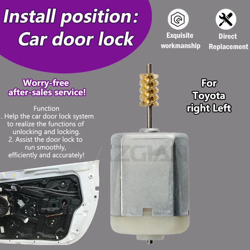 

AZGIANT 69790-60060 Car Side Door Lock Actuator R L 12V DC Motor For Toyota Land Cruiser FJ80 FZJ80 1990-1998/KZJ95 1996-2002