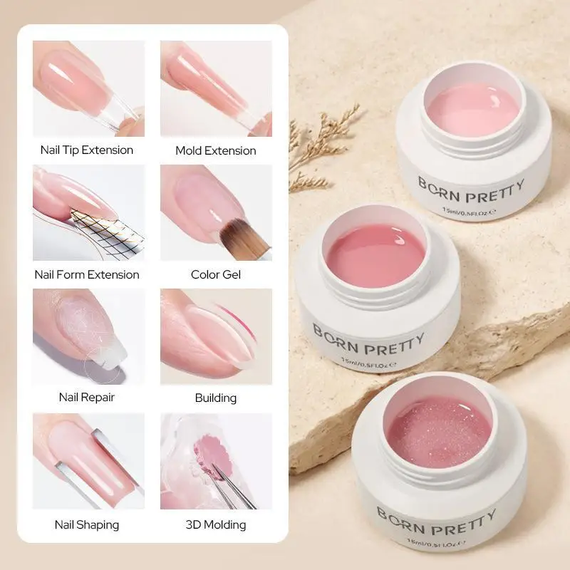 Hot Sale 1Pcs 15ml 5D Sculpting Gel Non Stick Hand Builder Gel DIY Nail Carving Gel For Bow Flower Geometric Shape Nail Design