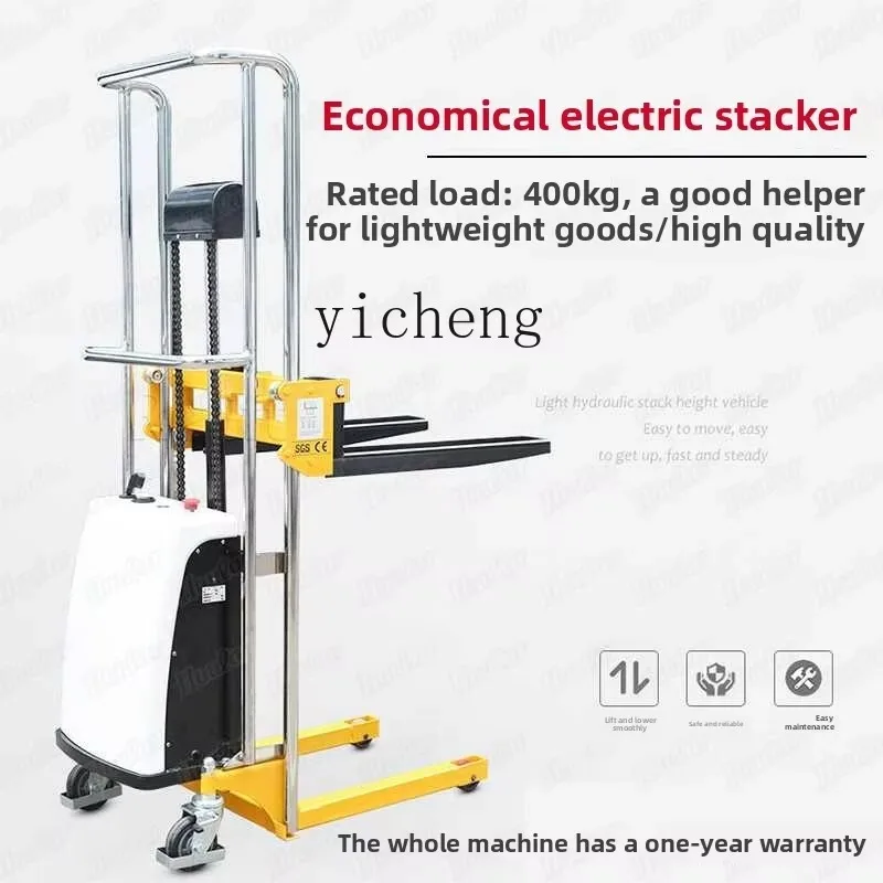 Light Semi-electric Stacker Small Storage Lift Transfer Truck StackerD27