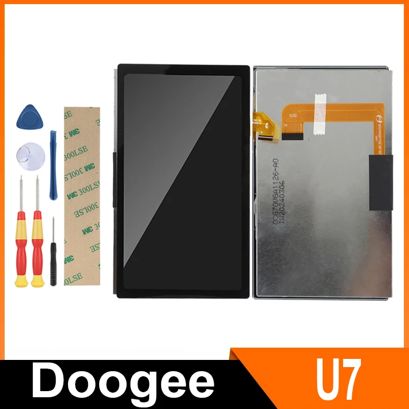 For DOOGEE R08/U7/U11/U11 Pro/U12/U13 / LCD Display + Touch Screen + With Frame