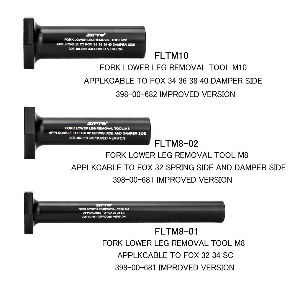 ZTTO شوكة الدراجة أداة إزالة الساق السفلى سبائك الألومنيوم 3 حجم شوكة دراجة تعليق صيانة ل الثعلب 32 34 36 38 40 مللي متر SC TC #5