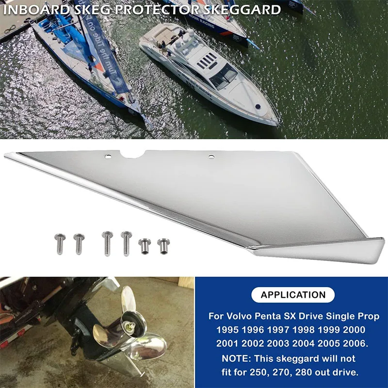 99022 Skeg Guard for Volvo Penta Sterndrive SX Drive Single Prop 1995-2006 Safe-Skeg Protector Replace 99052