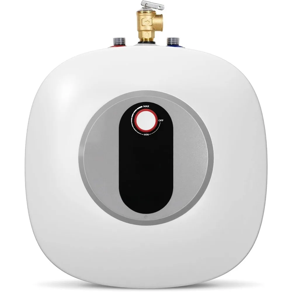 Electric Tank Water Heater Gallon Point of Use Portable Hot Water Heater  Under Sink, Wall or Floor Mounted, Easy to Install