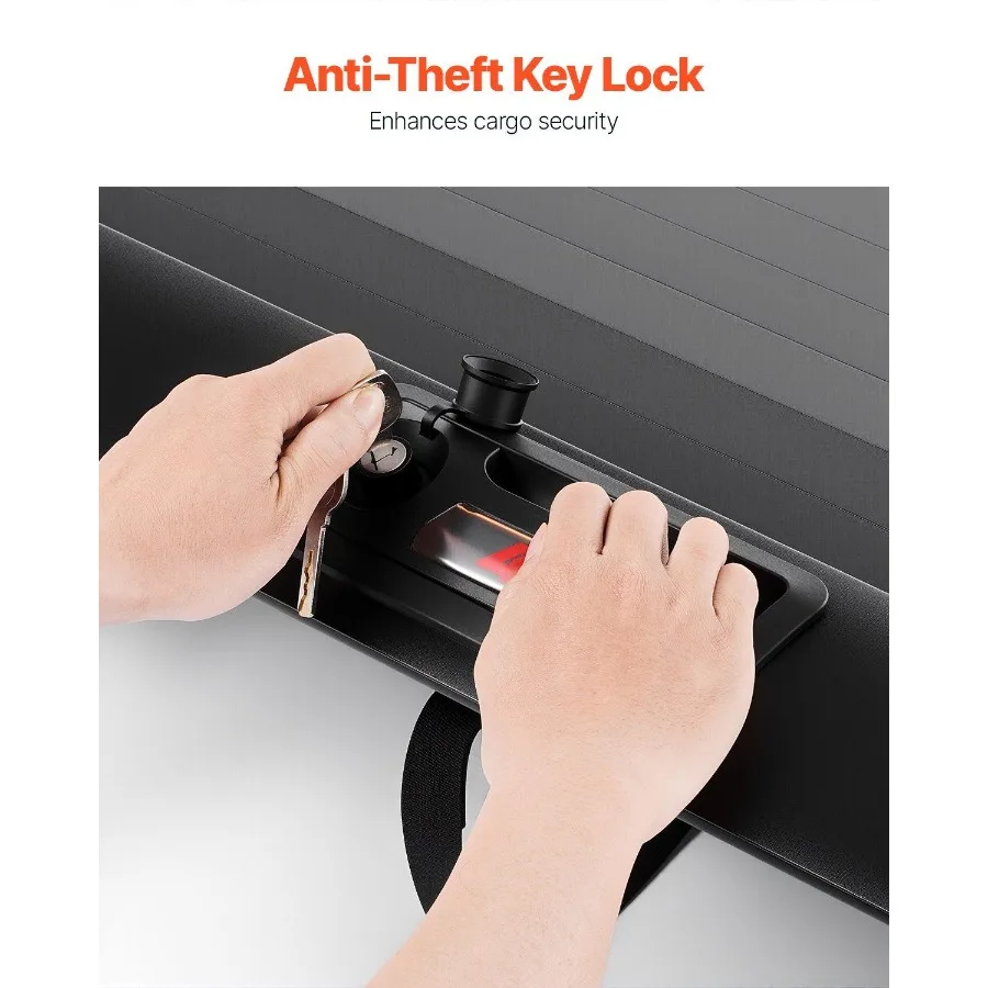 غطاء تونيو صلب قابل للسحب بطول 5.5 قدم لسيارة تويوتا تندرا