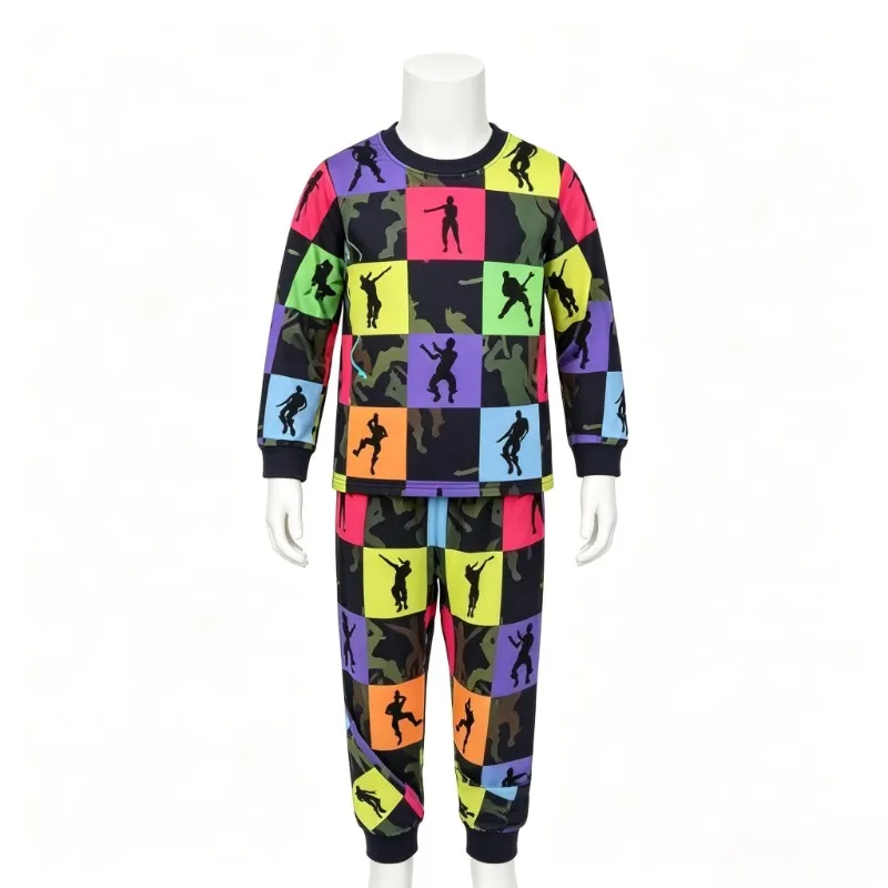 Conjunto de Pijama de Fortnite, Ropa de Dormir de Algodón, Pijamas para Primavera, Verano, Otoño, Regalo de Cumpleaños