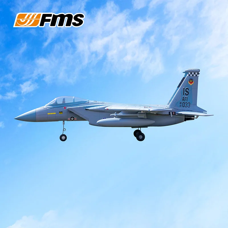 FMS 64mm F-15 V2 Upgraded Remote Control Electric Duct Model Assembling Fixed Wing Model Foam Aircraft Fighter PNP