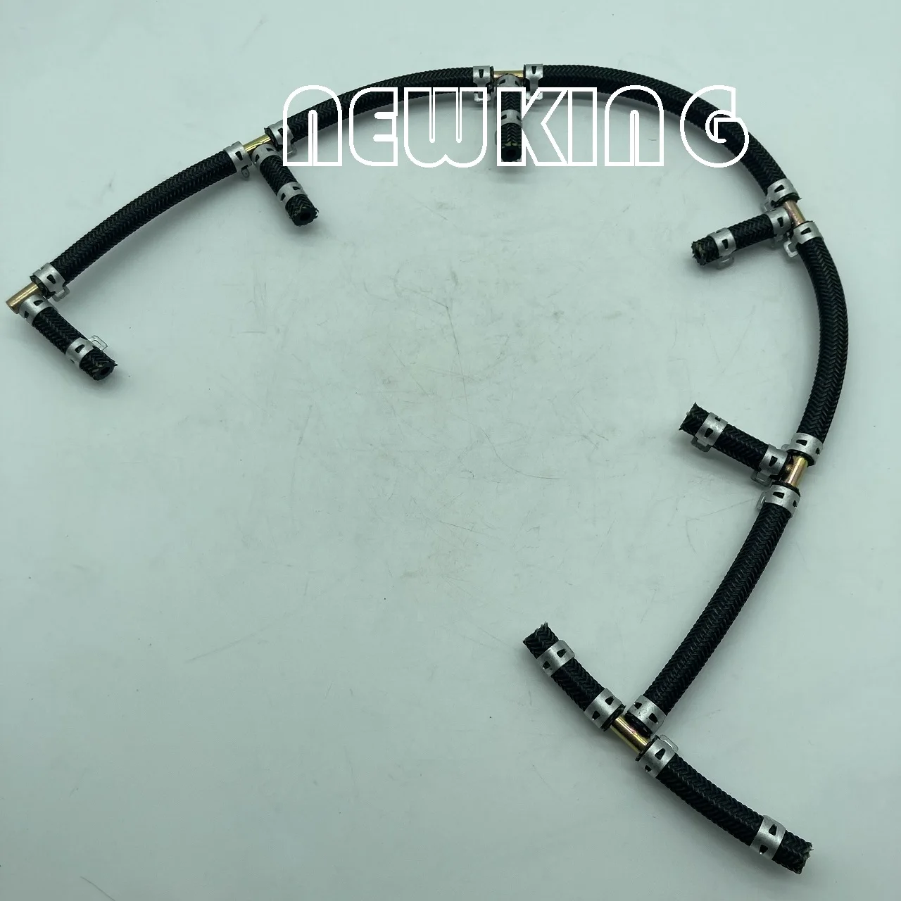 Excavator CAT 320C 320D engine nozzle oil return pipe S6K injector return tube with inter cooler 212-8606 2128606