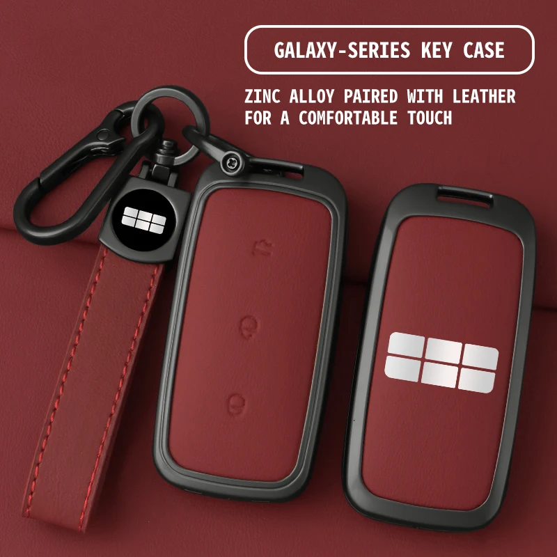 

Key Fob for Geely Galaxy EX5 E5 L6 L7 EMI NO.1 Proton e.MAS 7 5 E8 Starry 8 Remote Cover Case Shell Keychain Car Accessories