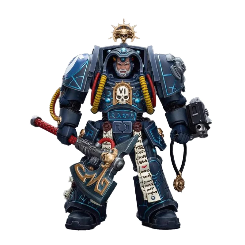 

Original Genuine JOYTOY Ultramarines Librarian in Terminator Armour 1/18 Male Soldier Action Model Art Collection Toy Gifts