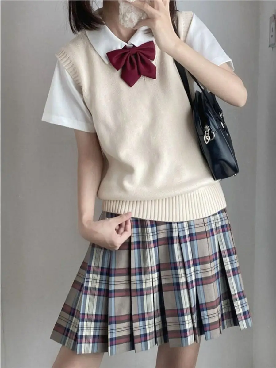 

Svel Knitted Sweater College Sle Layering Basic Autumn Single Piece Crew Ne Knitwear No Brand Registered Trademark