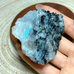 Natural Crystal White Moonstone Raw Stone Mineral Energy Healing Specimen Home Decorations Gift