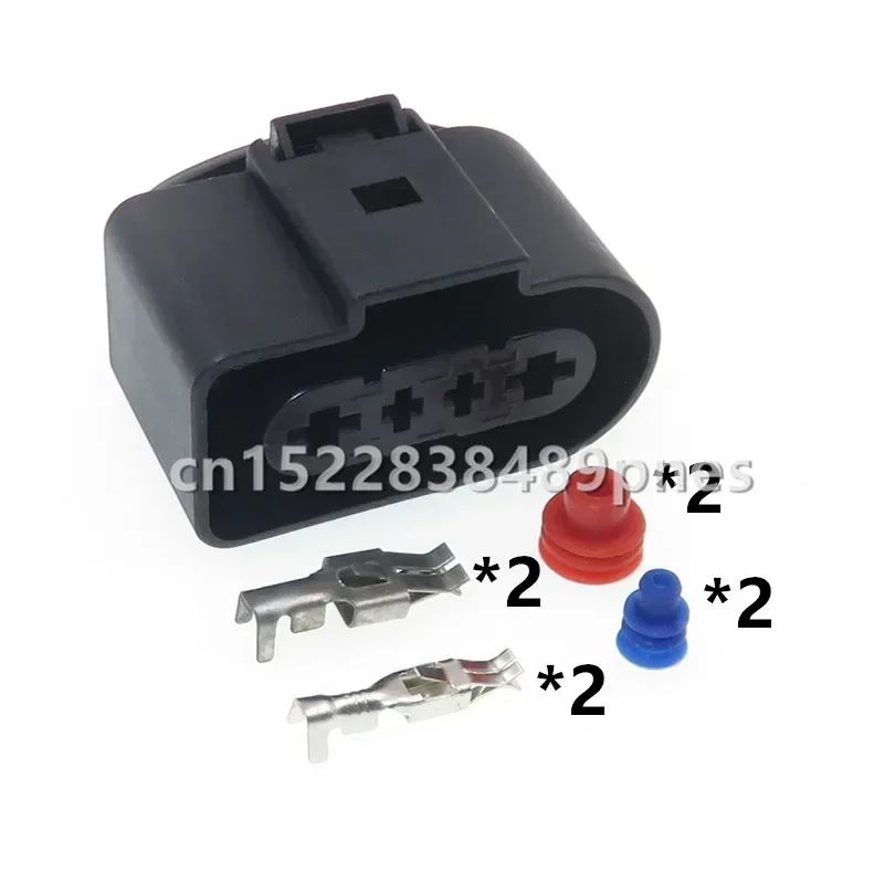 4 Pole 1J0 919 231 Car Intake Pressure Sensor Wiring Harness Waterproof Connector For VW Audi
