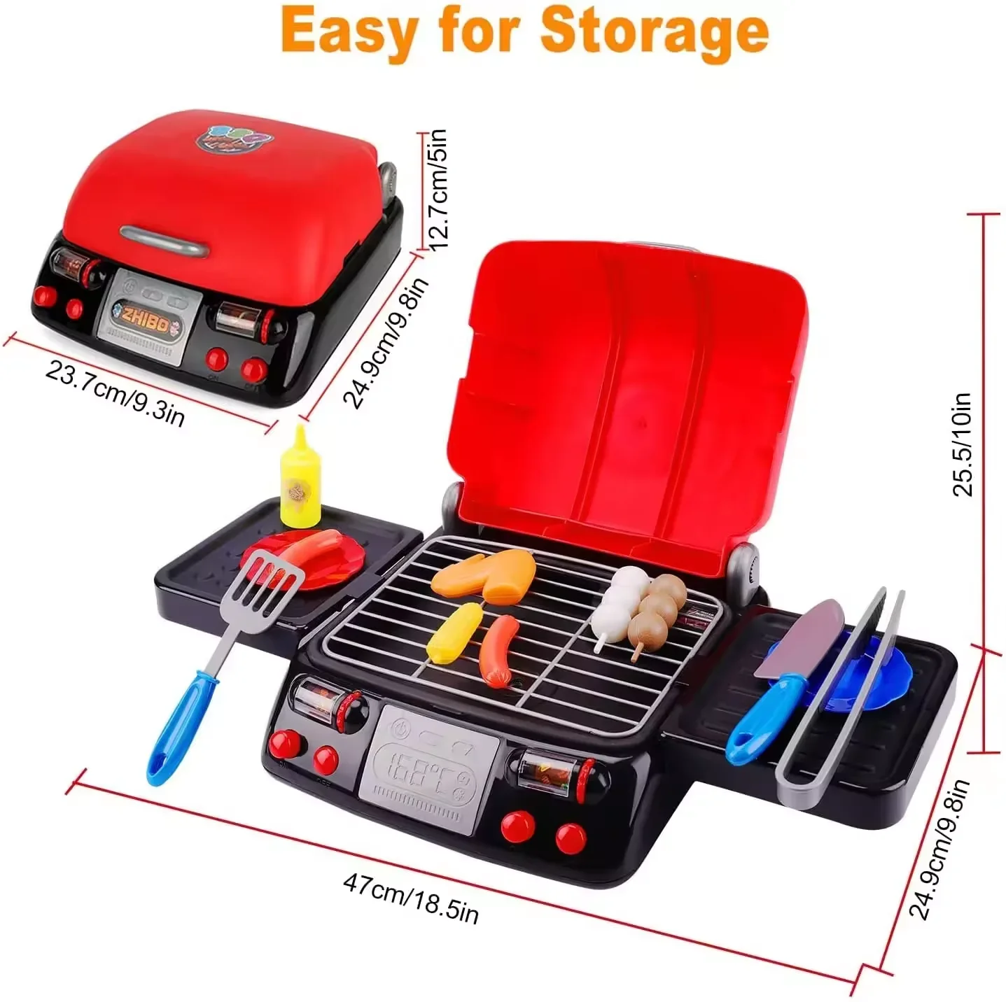 Simulação cozinha churrasco brinquedo menina forno de churrasco elétrico fingir jogar comida brinquedo educativo conjunto role play criança crianças presentes