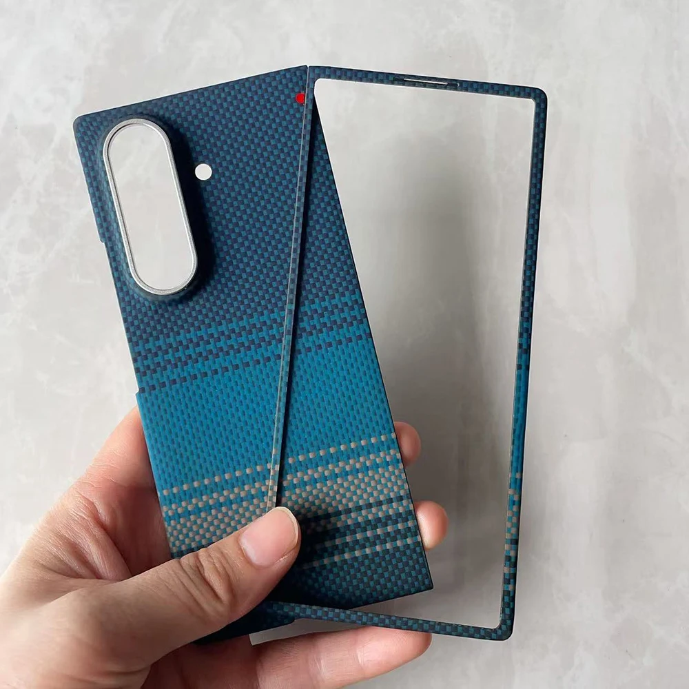 

Magnetic Aramid Carbon Case on For Samsung Galaxy Z Fold 7 Carbon Fiber case for Magsafe for Galaxy Z Fold 7 Fold7 Carbon Case