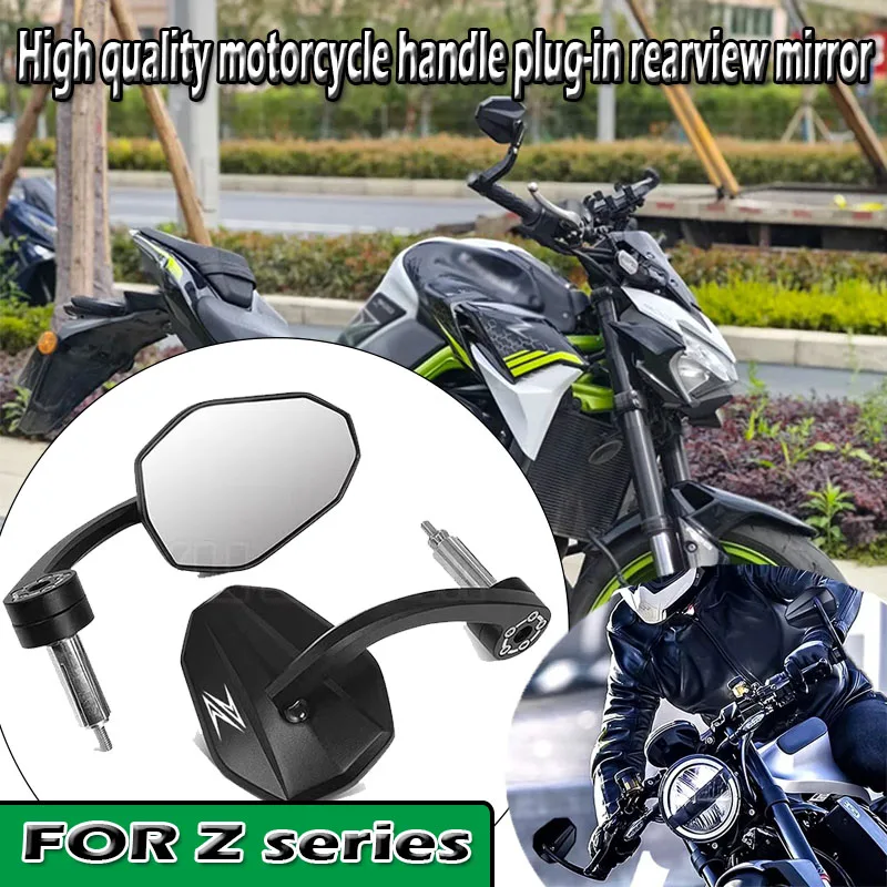 

Suitable for Z Z125/250/SL 300 400 500 650/RS 750 800 900/SE/RS 1000/SX ZH2 motorcycle 7/8 "22mm handle rearview mirror