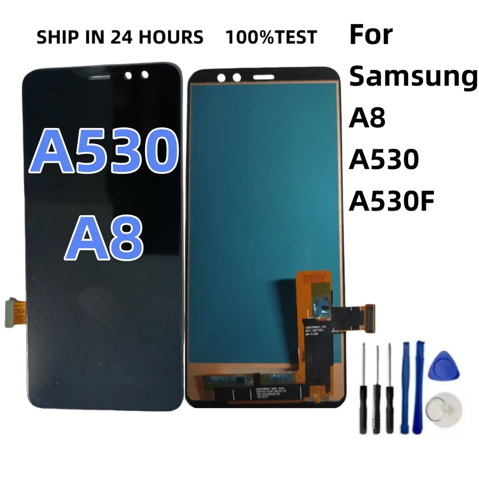 A530 A530F/DS Display With Frame For Samsung Galaxy A8 2018 Lcd 