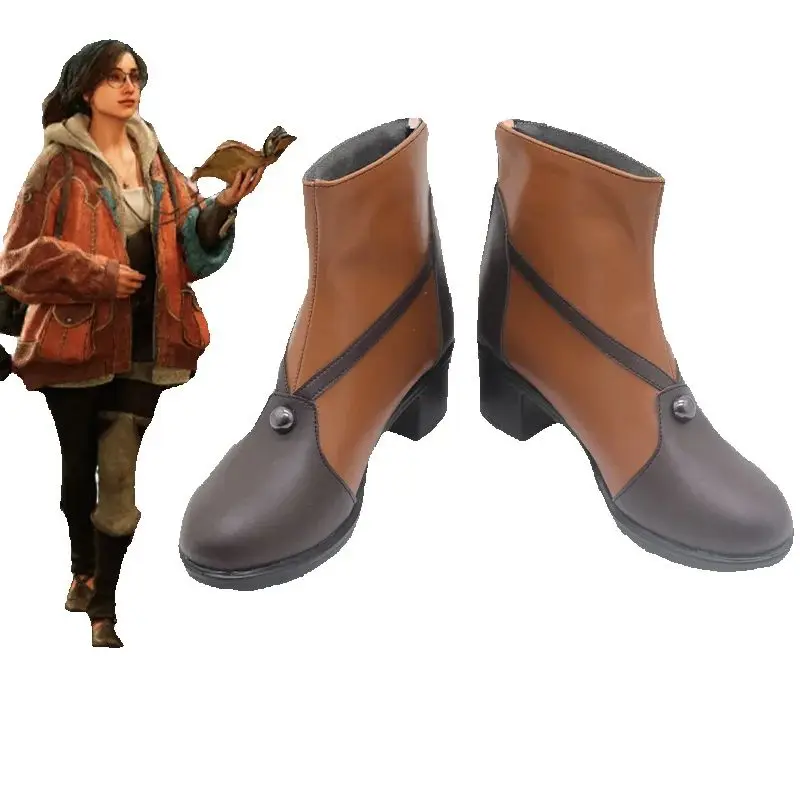 Alma – chaussures de Cosplay, bottes chasseur de monstres sauvages, chaussures fantaisie de carnaval d'halloween sur mesure