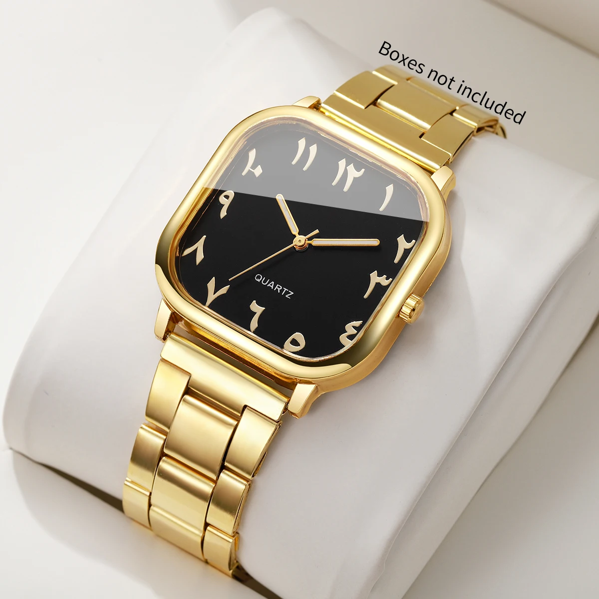 Fashio Square Women's Watches Golden Strap Quartz Watch for Ladies Clock Relogio Feminino GiftWithout Box
