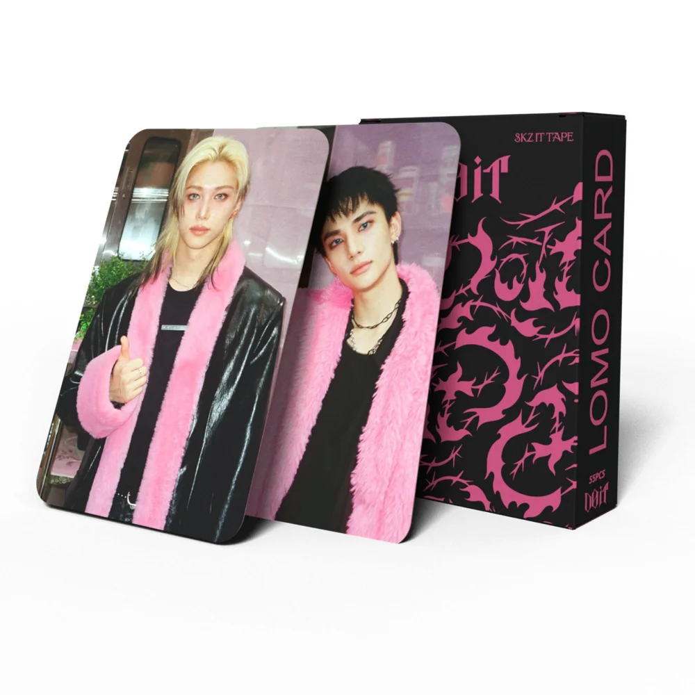 

55PCS Stray Kids DOIT SKZOO KPOP Felix Hyunjin Bang Chan Celebrity Collection Commemorative Photo Card LOMO Card Toy Gift